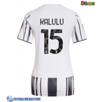 Fotballdrakt Dame Juventus Pierre Kalulu #15 Hjemmedrakt 2025-26 Kortermet